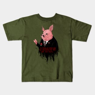 Swine Equality Kids T-Shirt